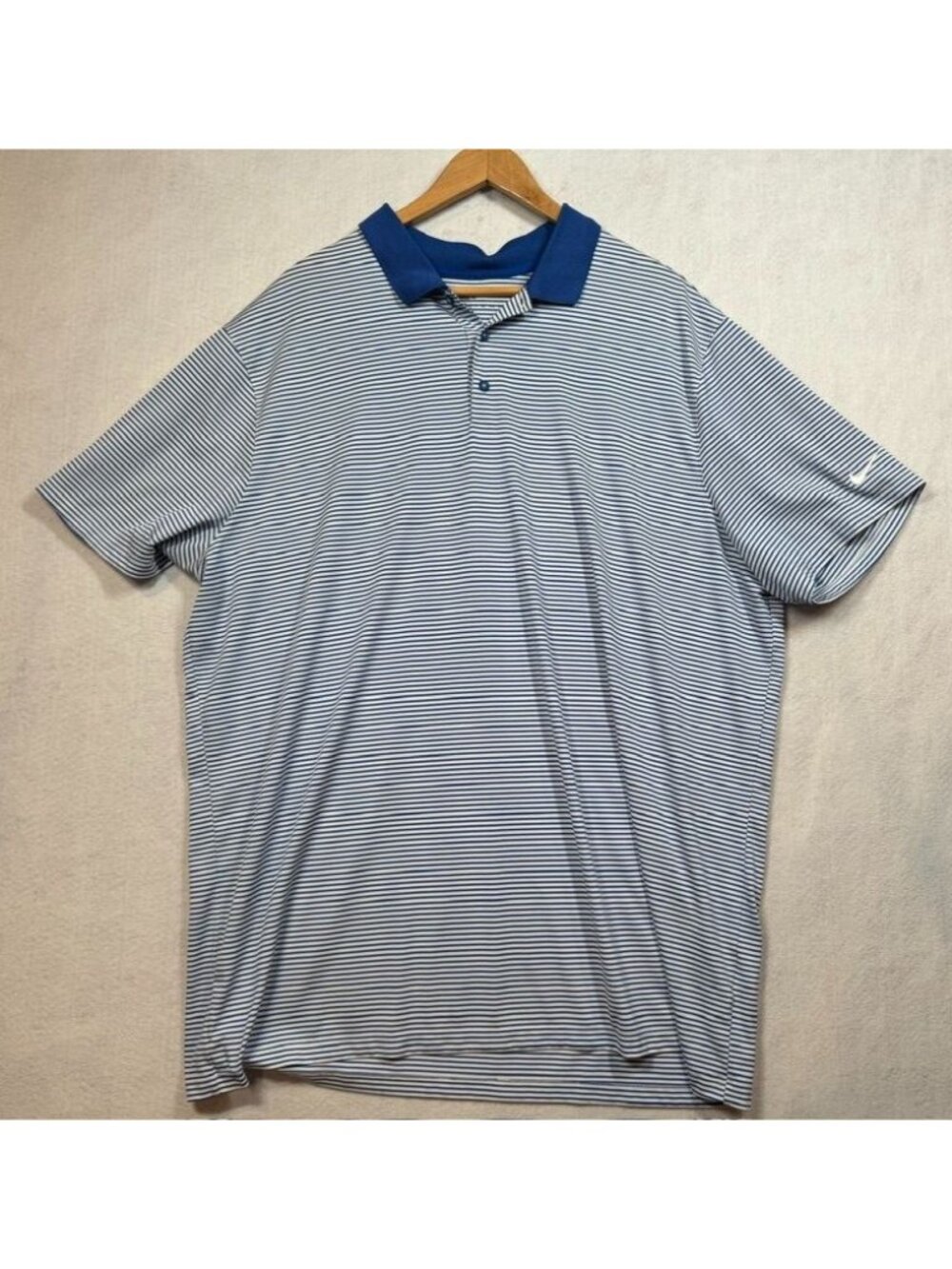 Nike Golf Men's Polo Shirt Lot of 2 Dri-Fit Victory Stripe Short Sleeve Size 3XL - Picture 2 of 16